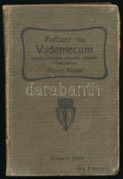 Dénes Aladár: Politzer-féle vademecum ügyvédjelöltek, ügyvédi irodák vezetői és ügyvédi irodákban dolgozók számára. Az összes peres és perenkívüli teendők gyakorlati ismertetése a sájuk vonatkozó beadványok teljes gyűjteményével, a m. kir. kuriának teljes ülési döntvényeivel. Bp., 1904, Politzer Zsigmond és Fia, XIX+(1)+284 p. Első kiadás. Kiadói egészvászon-kötés, kopottas, kissé foltos borítóval, helyenként kissé foltos, sérült, kijáró lapokkal, a címlapon Dr. Szűts Gedeon névbejegyzésével.