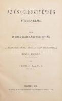 Baur Ferdinánd Chrisztián: Az őskereszténység történelme. A harmadik német kiadás után fordították Dósa Dénes és Jeskó Lajos. Protestáns Theologiai Könyvtár. III. köt. Bp., 1874, Magyarországi Protestansegylet, (Franklin-ny.), XII+380 p. Korabeli félvászon-kötés, kissé kopott borítóval.