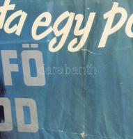 1950 "Naponta egy pohár sör. Kőbányai Sörgyárak N. V. , plakát és falinaptár, E Kiss jelzéssel,...