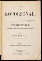 Vámosi Pap István: Lelkész a koporsónál, vagy: halotti alkalommal háznál s temetőben mondandó, de templomi szónoklatokul is használható hosszabb s rövidebb gyászbeszédek alkalmazásokkal, rajzolatokkal és imákkal. I. köt.: Tartalmaz közönséges gyászbeszédeket. II. köt.: Tartalmaz különös halotti beszédeket. Veszprém, 1853, Ramasetter Károly, VI+282+48; +330+47+331-338+2 p. Borító nélküli példány, laza, kissé sérült kötéssel, kissé foltos lapokkal, Zeke Lajos református lelkész possessori bejegyzésével 1874-ből.