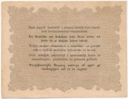 1848 10Ft "Kossuth bankó" "XX 9808 44" T:F szép papír
Adamo G111