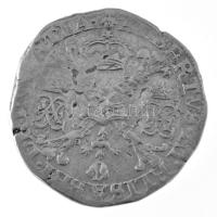 Spanyol-Holland / Brabanti Hercegség / Belga államok DN(1612-1613) 1P Ag "VII. Albert and Izabella" (27,68g) T:F, peremhiba Spanish Netherlands / Duchy of Brabant / Belgian States) ND(1612-1613) 1 Patagon Ag "Albert VII and Isabella" (27,68g) C:F, edge error Krause KM#35.3