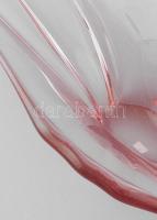 Murano nagyméretű alexandrit üveg kínáló, Zanetti jelzéssel, hibátlan, h: 63 cm /// KIZÁRÓLAG SZEMÉL...