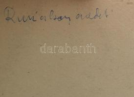 Jelzés nélkül, feltehetően 1920-40 körül, 3 db rajz (egyik hátoldalán későbbi Ruzicskay felirattal: ...