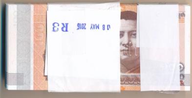 Kambodzsa 2014. 100R (100x) sorszámkövetők, eredeti szakadt banki kötegelővel T:UNC,AU
Cambodia 201...