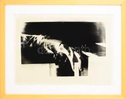 Baranyay András (1938-2016): Kéz I, 1980-as évek. Ofszetnyomat, papír. Jelzett, számozott: 22/75. Ba...