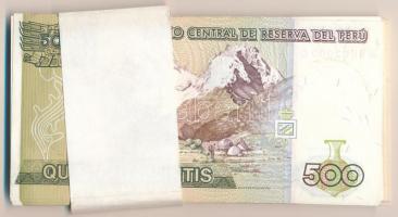 Peru 1987. 500I (42x) sorszámkövetők T:UNC,AU
Peru 1987. 500 Intis (42x) consecutive serials C:UNC,...