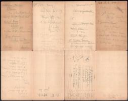 cca 1899. évi naptár, litografált, díszes keretdíszítéssel, adóbélyeggel, szakadt, hajtott, a hátold...