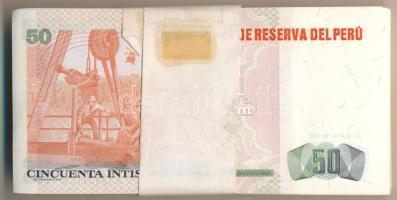 Peru 1987. 50I (100x) két részletben sorszámkövetők T:UNC,AU
Peru 1987. 50 Intis (100x) consecutive...