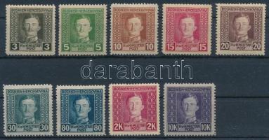 Bosznia-Hercegovina 1917 IV. Károly sor (**12.330) (15H, 20H postatiszta / MNH)