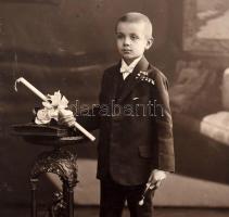 cca 1890-1910 Baba- és gyerekportrék, 6 db keményhátú fotó, klf. budapesti, ill. jelzés nélküli műte...