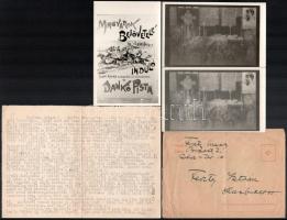 1902-1957 Feszty Árpád (1856-1914) festőművésszel kapcsolatos tétel, db:

1902 Wembeyer Jenő (?) n...