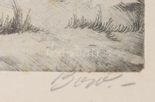 3 db rézkarc: Farkas Rozália, Borv. j.n. 17x24 cm