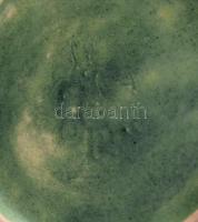 Gorka Iparművészeti vállalatos váza. csurgatott mázzal, jelzett, hibátlan 32 cm