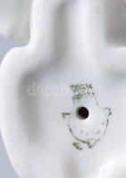 Zsolnay nyuszi. Kézzel festett, jelzett, hibátlan 10 cm