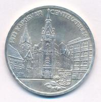 Képíró Zoltán (1944-1981) 1973. "MÉE - Kaposvár Centenáriuma" kétoldalas jelzett Ag emlékérem (25,16g/0.800/42,5mm) T:AU Adamo KV1