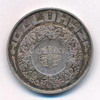 Csúcs Viktória (1934-) DN "Hollóháza" kétoldalas ezüstözött bronz emlékérem (32mm) T:AU, patina, pici peremhiba