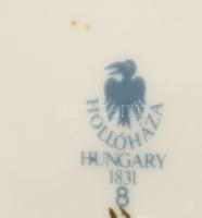 Hollóházi Szász Endre által tervezett bonbonier, jelzett, hibátlan, 9x7,5 cm