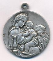 Vatikán 1925. "Anno Santo Roma 1925. XI. Pius" ritka pápai medál füllel T:XF, peremhiba