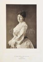 Szász-Coburg-Koháry Klotild főhercegnő (1846-1927), portréja. Litográfia, papír. 13x19 cm