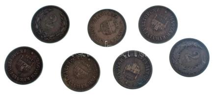 1893KB - 1899KB 2f bronz (7xklf) T:XF-F, patina Adamo K2