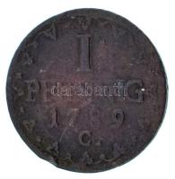 Német államok / Szászország 1789C 1pf Cu T:VF,F
German states / Saxony 1789C 1 Pfennig Cu C:VF,F
K...