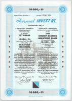 Békéscsaba 1991. "Thermál Invest Rt. Befektetési és Gyógyidegenforgalmi Részvénytársaság" ...