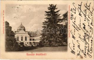 1899 (Vorläufer) Gödöllő, Királyi kastély. Erdélyi cs. és kir. udvari fényképész felvétele (fa)