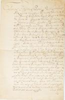 1539-es Sümegi vonatkozású irat 1785-ös másolata. A sümegi Beleznay család birtok elkobzásával kapcs...