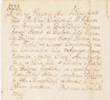 1539-es Sümegi vonatkozású irat 1785-ös másolata. A sümegi Beleznay család birtok elkobzásával kapcs...