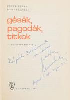 Fehér Klára - Nemes László: Gésák, pagodák, titkok. Bp., 1967, Táncsics, egészvászon kötés, DEDIKÁLT.