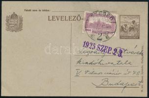 1925 Gallyas János lekész (Apátfalva) autográf sorai Légrády Testvérek kiadóhoz, amelyben tiszteletp...