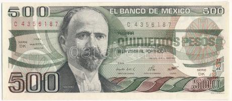 Mexikó 1983. 500P "C4356187" T:UNC Mexico 1983. 500 Pesos "C4356187" C:UNC Krause 85