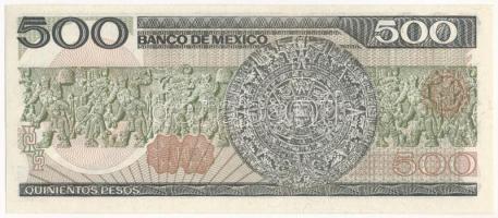 Mexikó 1983. 500P "C4356187" T:UNC
Mexico 1983. 500 Pesos "C4356187" C:UNC
Kra...