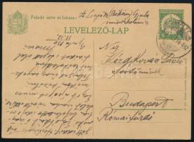 1930 Szabó Csapó Márton (1889?1949) festőművész autográf sorai Kézdi-Kovács László (1864-1942) festőművész, műkritikushoz a Gyulai Művésztelepen készült festményekről, egy eleendő kiállításról, az ott dolgozó alkotókról, többek közt említve Turmayer Sándor, Barkász Lajos, Horváth Béla festőművészek neveit postázott levelezőlapon.