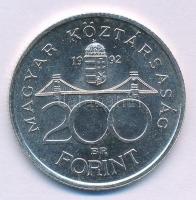 1992. 200Ft Ag "MNB" T:UNC,AU patina
Adamo F13