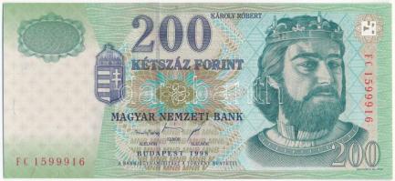 1998. 200Ft "FC 1599916" T:UNC