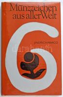 Jindrich Marco: Münzzeichen aus aller Welt (Pénzverde jelek a világ minden tájáról). Artia, Prága, 1982. Német nyelvű kiadvány, használt, jó állapotban.