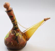 Porron. Fa dugóval, m: 29 cm