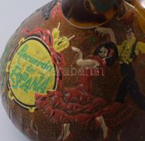 Porron. Fa dugóval, m: 29 cm