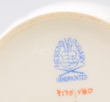 Herendi Viktória mintás váza, jelzett, m: 33,5 cm