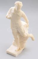 Műkő férfi szobor, jelzés nélkül, m: 30 cm