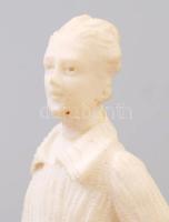 Műkő férfi szobor, jelzés nélkül, m: 30 cm