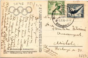 1936 Olympische Spiele Berlin. Reichssportfeld / 1936 Summer Olympics, Olympic Stadium + "Berli...