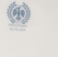 Hollóházi Erika mintás 82 részes étkészlet. Jelzett, jó darabokkal, kis kopással