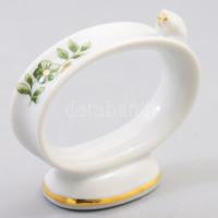 Hollóházi Erika mintás 82 részes étkészlet. Jelzett, jó darabokkal, kis kopással