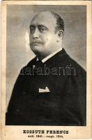 1915 Kossuth Ferenc (1841-1914), gyászlap (fa)