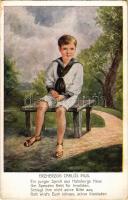 Erzherzog Carlos Pius / Archduke Karl Pius of Austria, Prince of Tuscany. Offizielle Karte des Kriegshilfsbüros Invaliden-Hilfsaktion No. 21-1. artist signed (EK)