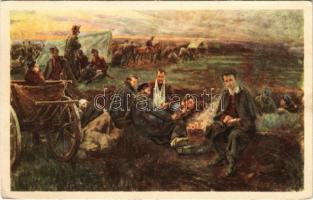 Petőfi: A szabadsághoz. A magyar pedagógusok a görög gyermekekért. Kiadja a Magyar Pedagógusok Szabad Szakszervezete a görög polgárháború miatt menekülők megsegítésére / Hungarian Revolution of 1848, charity card for the refugees of the Greek Civil War (1942-49) (EK)