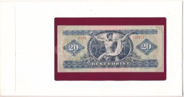 Magyarország 1975. 20Ft felbélyegzett borítékban, bélyegzéssel T:UNC, pici szakadás a borítékon
Hun...